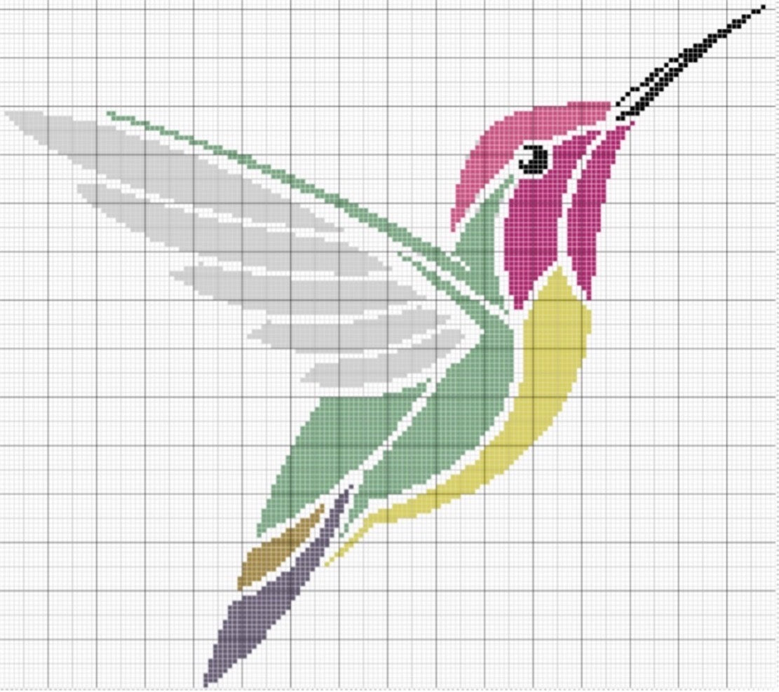 Hummingbird C2C Written Pattern