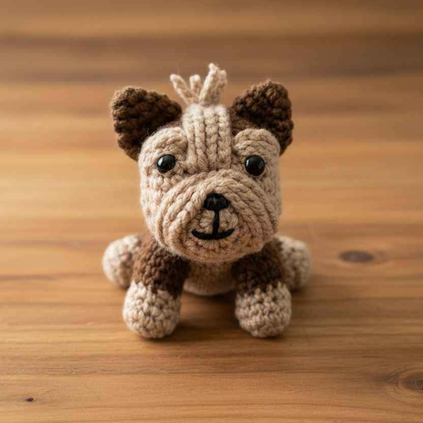 "Adorable Crochet Yorkie: Meet Yuri, the Perfect Gift for Dog Lovers"